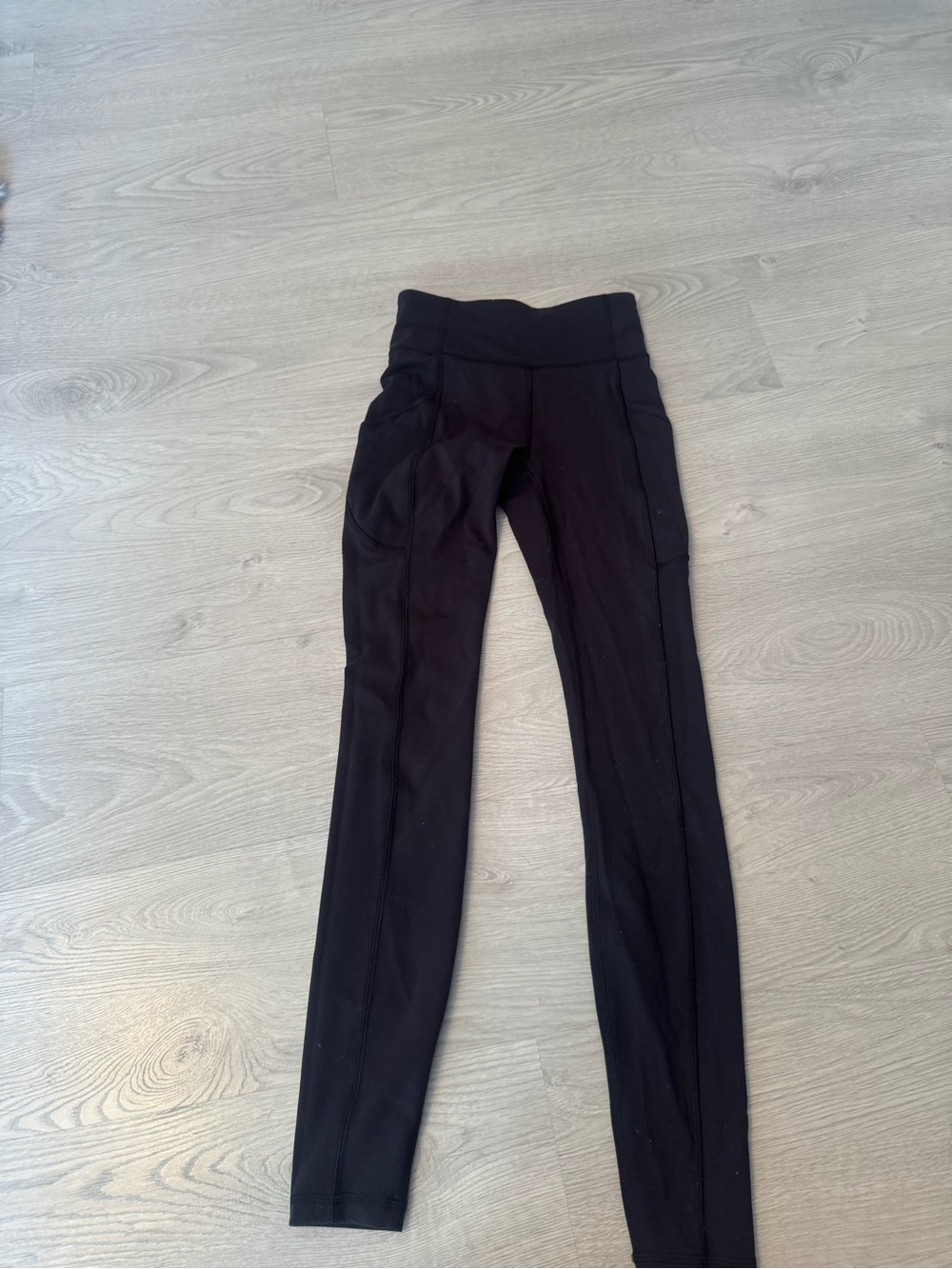 lululemon athletica Black High-Rise Leggings with Side Pocket